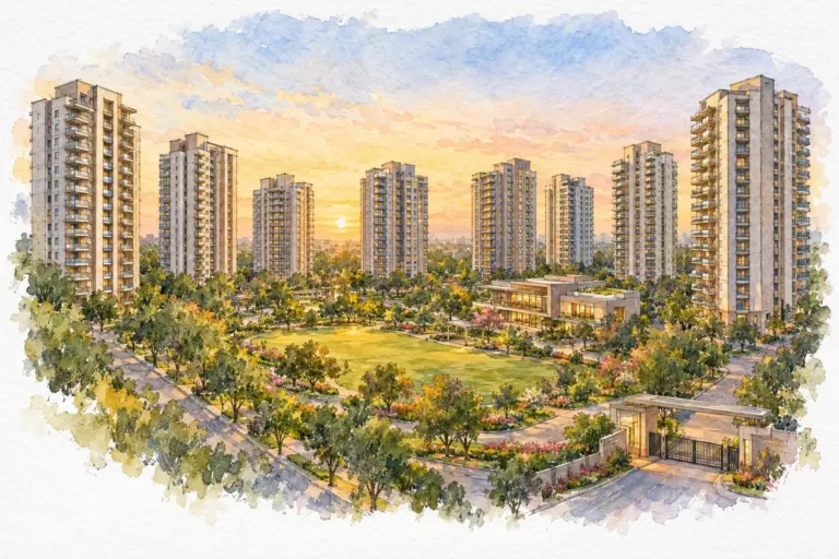 Illustration of DDA Medha Apartments