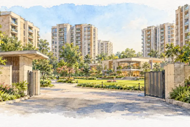 Illustration of DDA Narela Pocket 13 Sector A1-A4