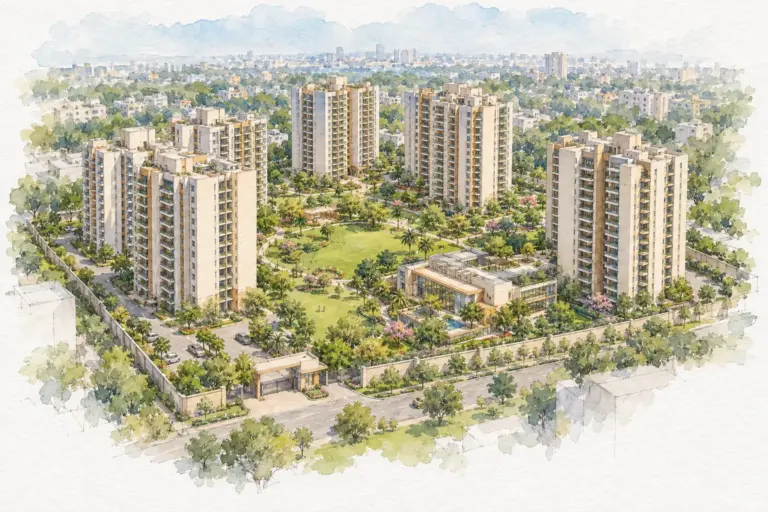 Illustration of DDA Narela Pocket 1C Sector A1-A4