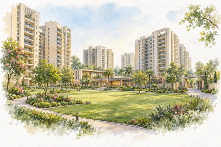 Illustration of DDA Narela Pocket 3 Sector A1-A4