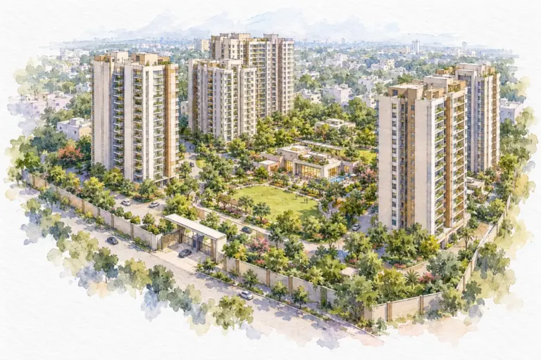Illustration of DDA Narela Pocket 6 Sector A1-A4