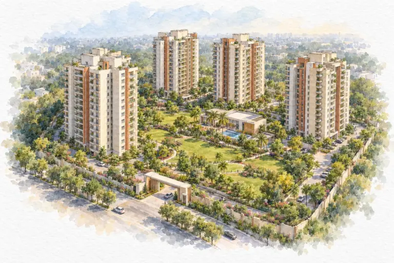 Illustration of DDA Narela Pocket 7 Sector A1-A4
