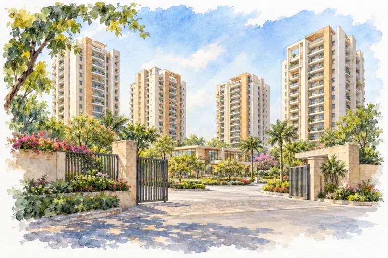 Illustration of DDA New Model Apartment
