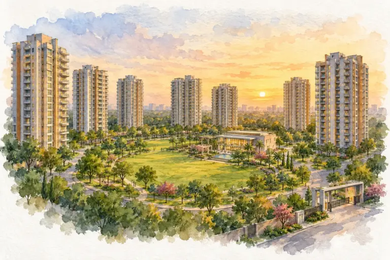 Illustration of DDA New Surya Kiran Apartments