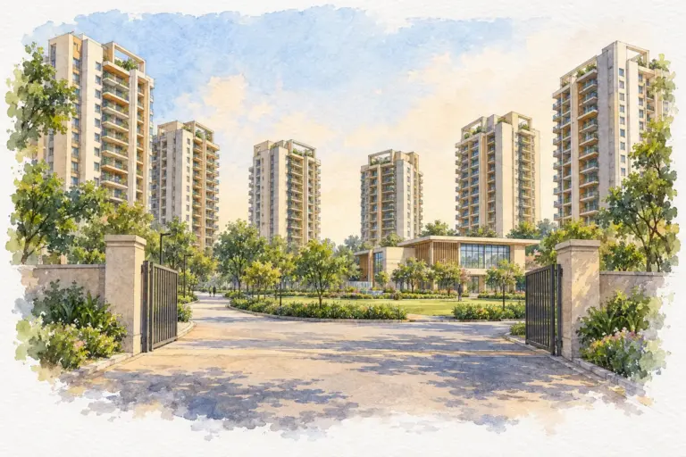 Illustration of DDA Rainbow Apartments