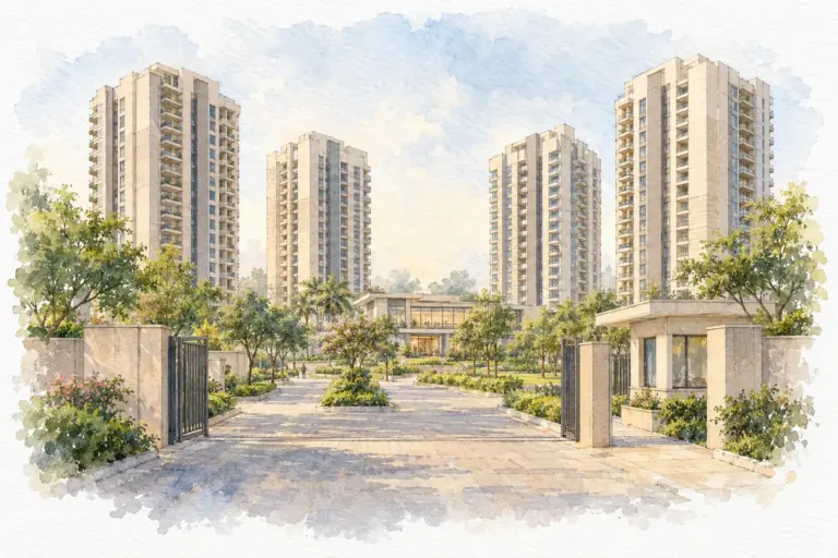 Illustration of DDA Shikha Apartment