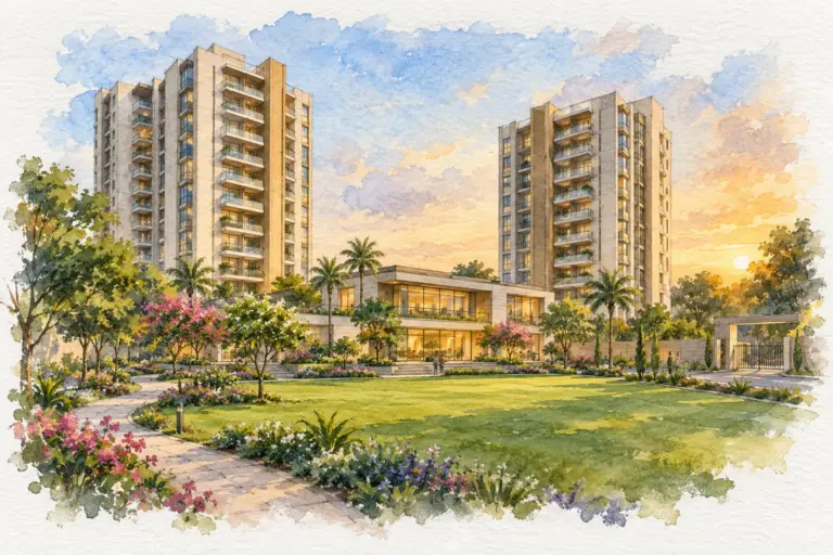 Illustration of DDA Shubham Apartment