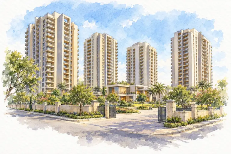 Illustration of DDA Unesco Apartments