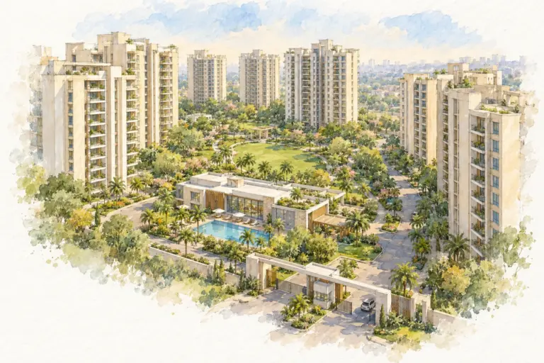 Illustration of DDA Vasant Kunj Sultangarhi Housing