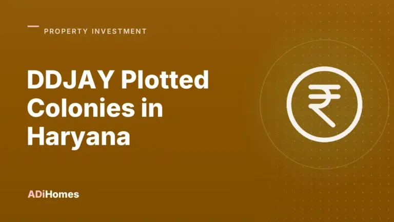 DDJAY Plotted Colonies in Haryana: Buyer and Investor Guide