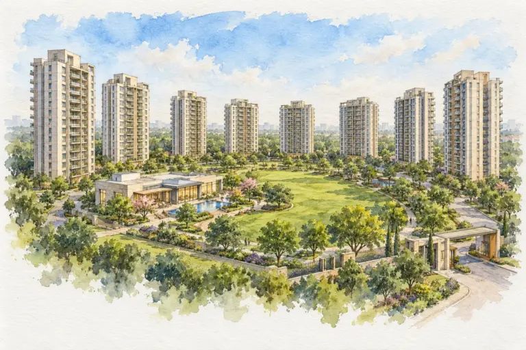 Illustration of Dhoot Time Residency