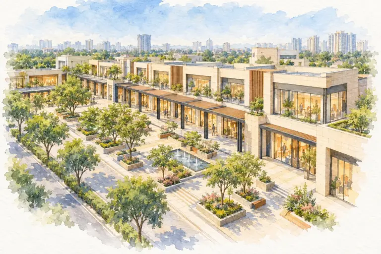 Illustration of DLF CyberHub