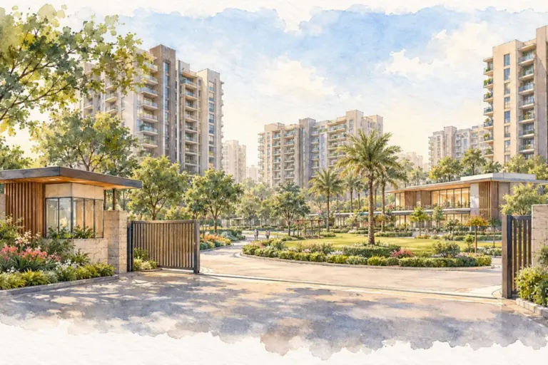 Illustration of DLF Garden City Independent Floors