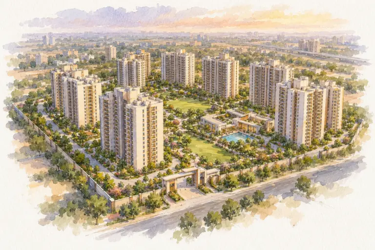 Illustration of DLF Gardencity Enclave