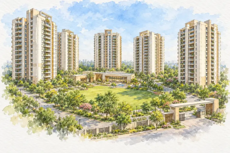 Illustration of DLF Hamilton Court
