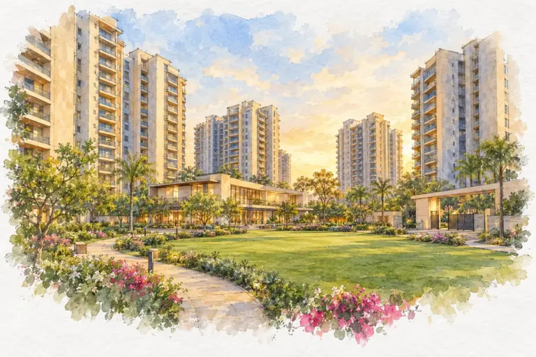 Illustration of DLF Manhattan Apartments
