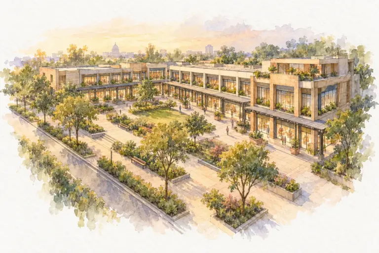 Illustration of DLF Midtown Plaza