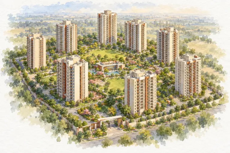 Illustration of DLF New Town Heights III