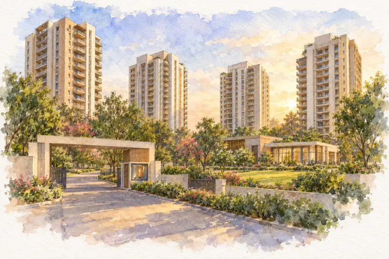Illustration of DLF Oakwood Estate