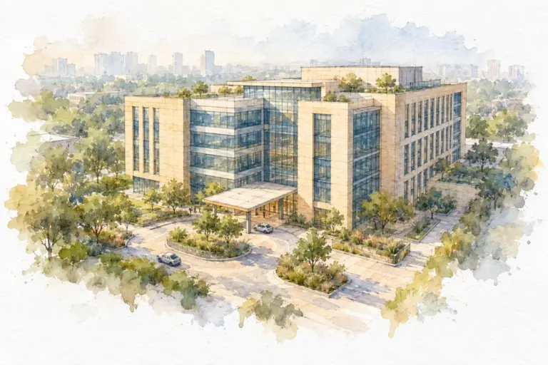 Illustration of DLF One Horizon Center
