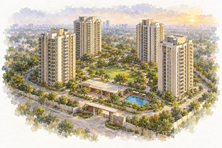 Illustration of DLF Privana Enclave