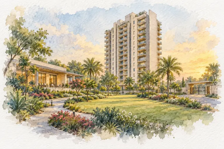 Illustration of DLF Royalton Towers