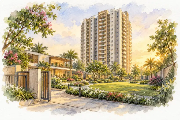 Illustration of DLF Siris Estate