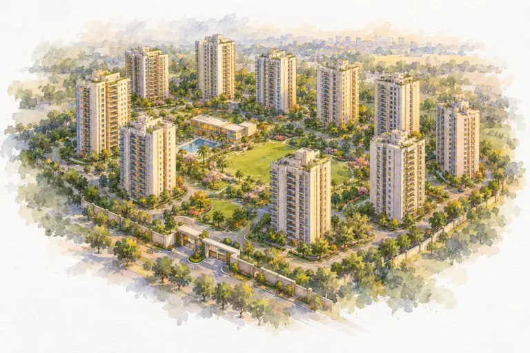 Illustration of DLF The Aralias