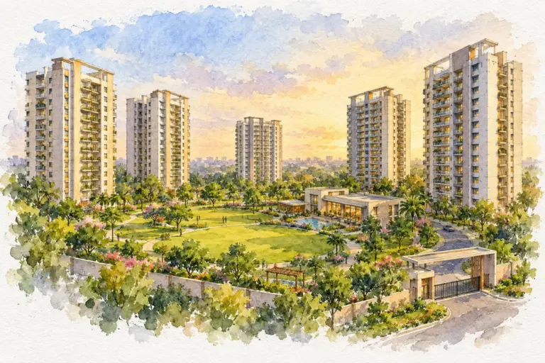 Illustration of DLF The Belaire