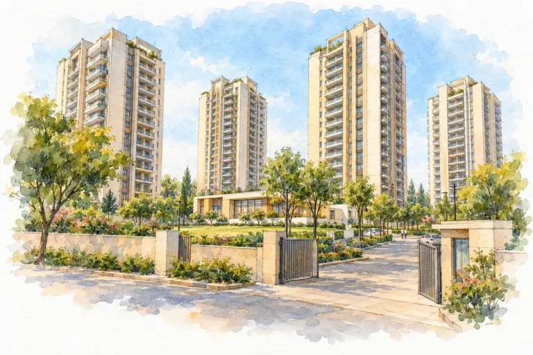 Illustration of DLF The Belvedere Park