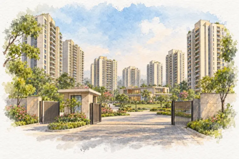 Illustration of DLF The Camellias