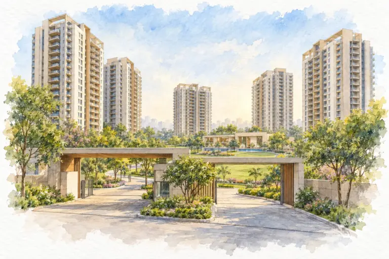 Illustration of DLF The Carlton Estate