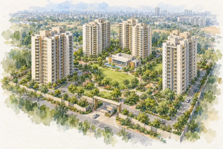 Illustration of DLF The Grove