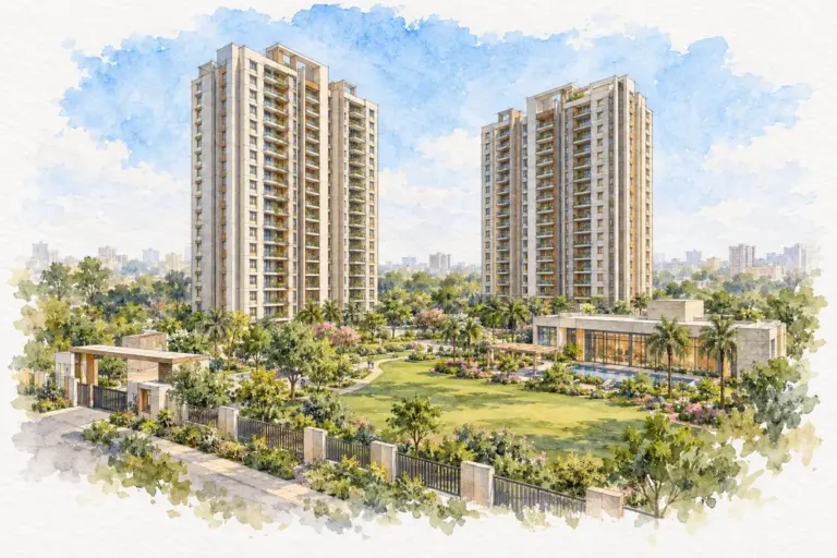 Illustration of DLF The Icon