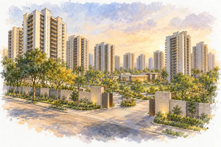 Illustration of DLF The Magnolias