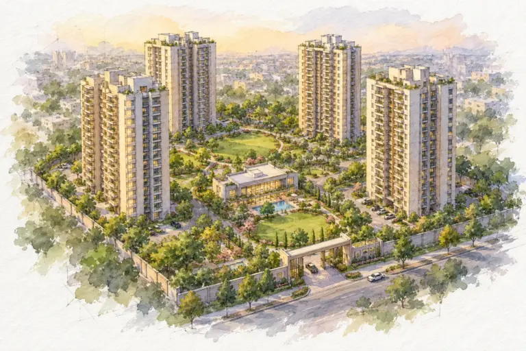 Illustration of DLF The Pinnacle