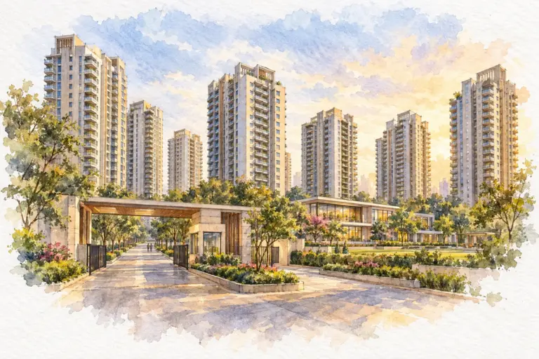 Illustration of DLF The Primus
