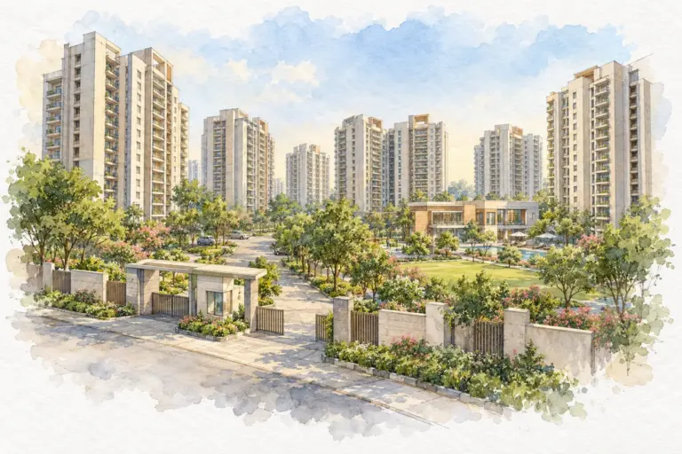 Illustration of DLF The Skycourt