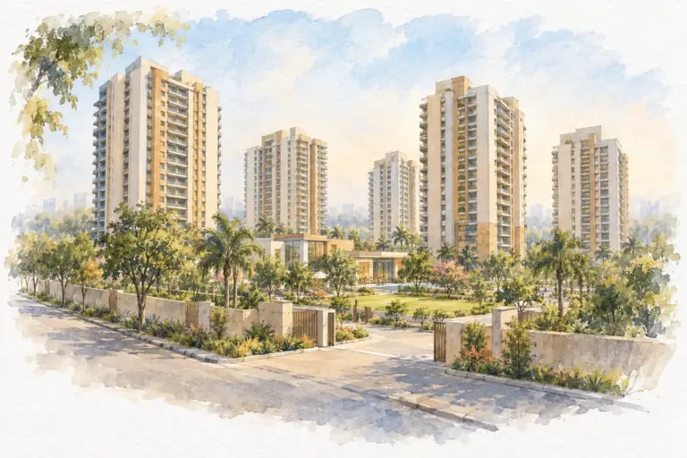 Illustration of DLF The Wellington Estate