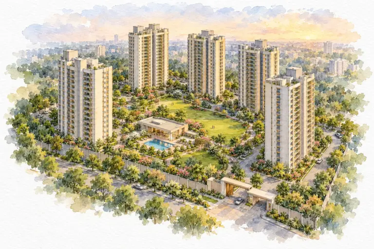Illustration of DLF Westend Heights