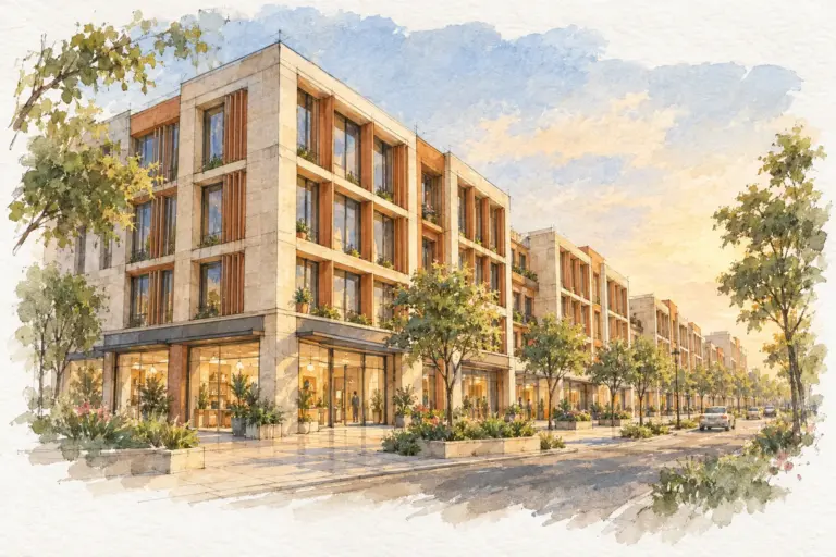 Illustration of Downtown Avenue