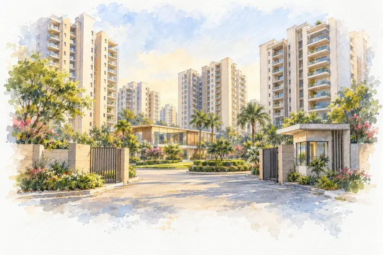 Illustration of Dwarkadheesh Apartment