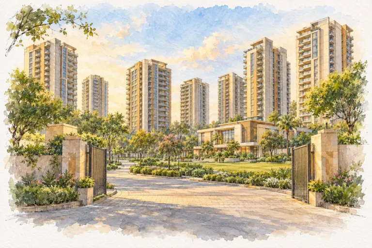 Illustration of Eklavya Apartment