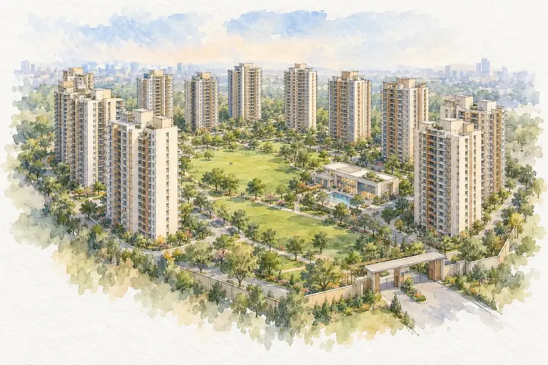 Illustration of Emaar Palm Gardens