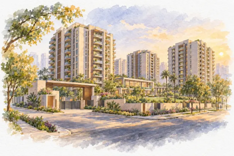 Illustration of Emaar Palm Heights