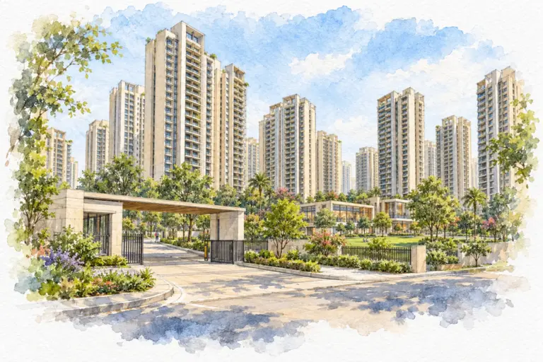 Illustration of Emaar Palm Hills