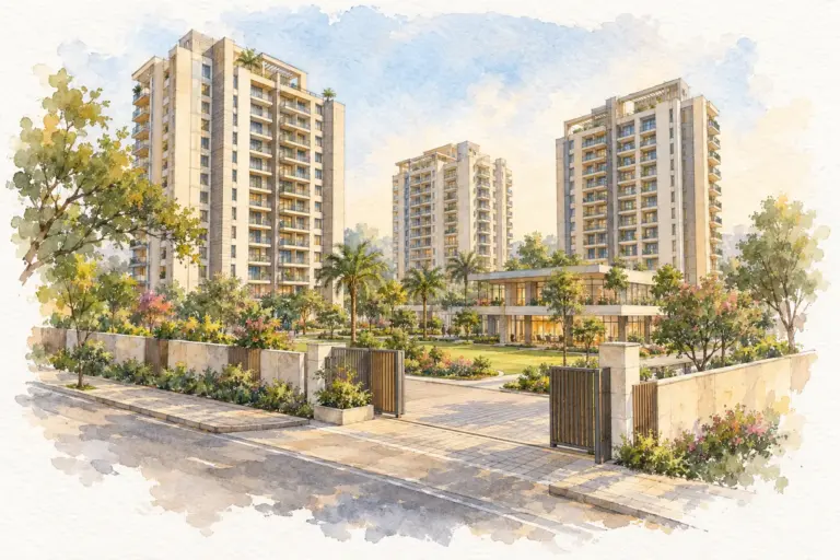 Illustration of Emaar Palm Premier