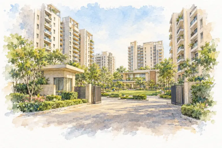 Illustration of Emaar Palm Select