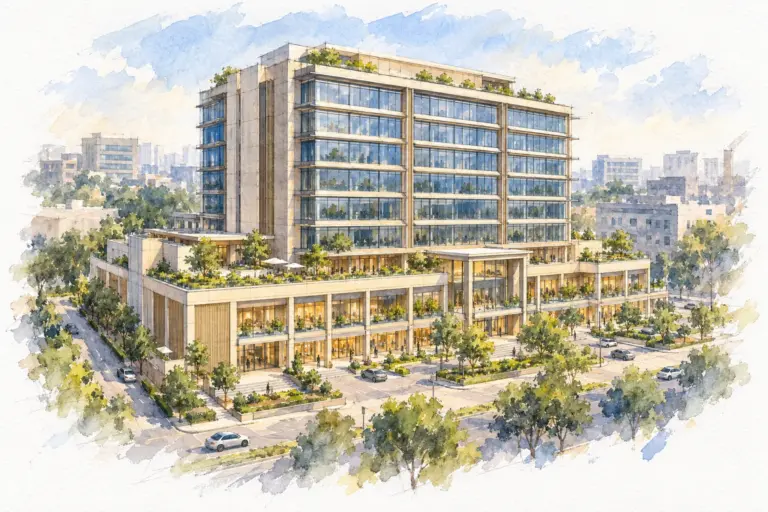 Illustration of Emaar Palm Springs Plaza