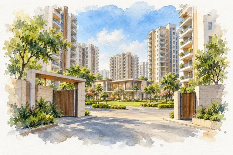 Illustration of Eros Mayfair Towers